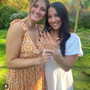 Petal & Pup Floral Orange & Yellow Dress with Bow Straps